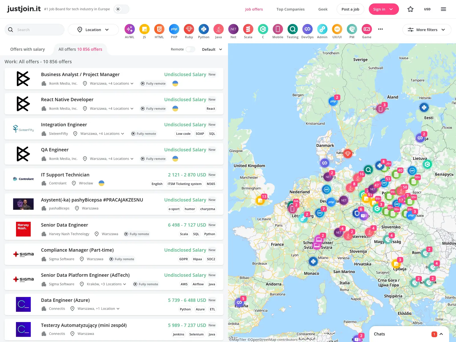 Screenshot of Just Join IT
