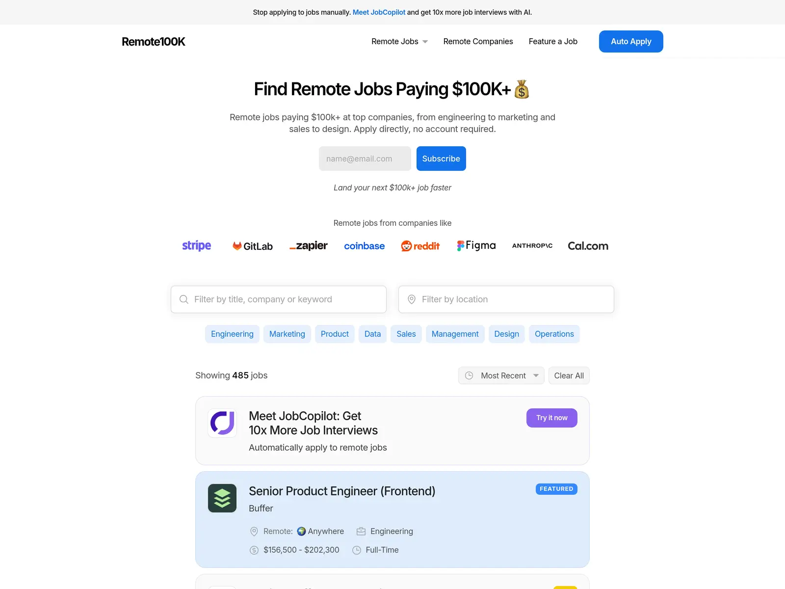 Screenshot of Remote100K